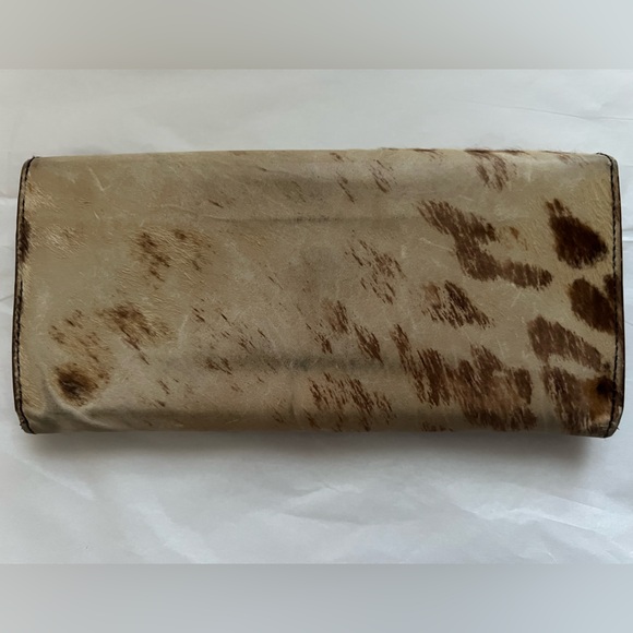 PRADA Leopard Print Pony Hair Wallet - Picture 4 of 7